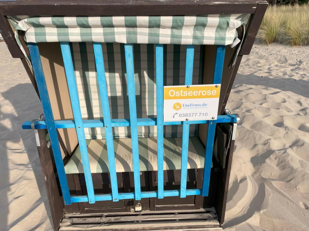 Apartment Ostseerose Ein Strandkorb Ist Im Sommer Inclusive เซมพิน ภายนอก รูปภาพ