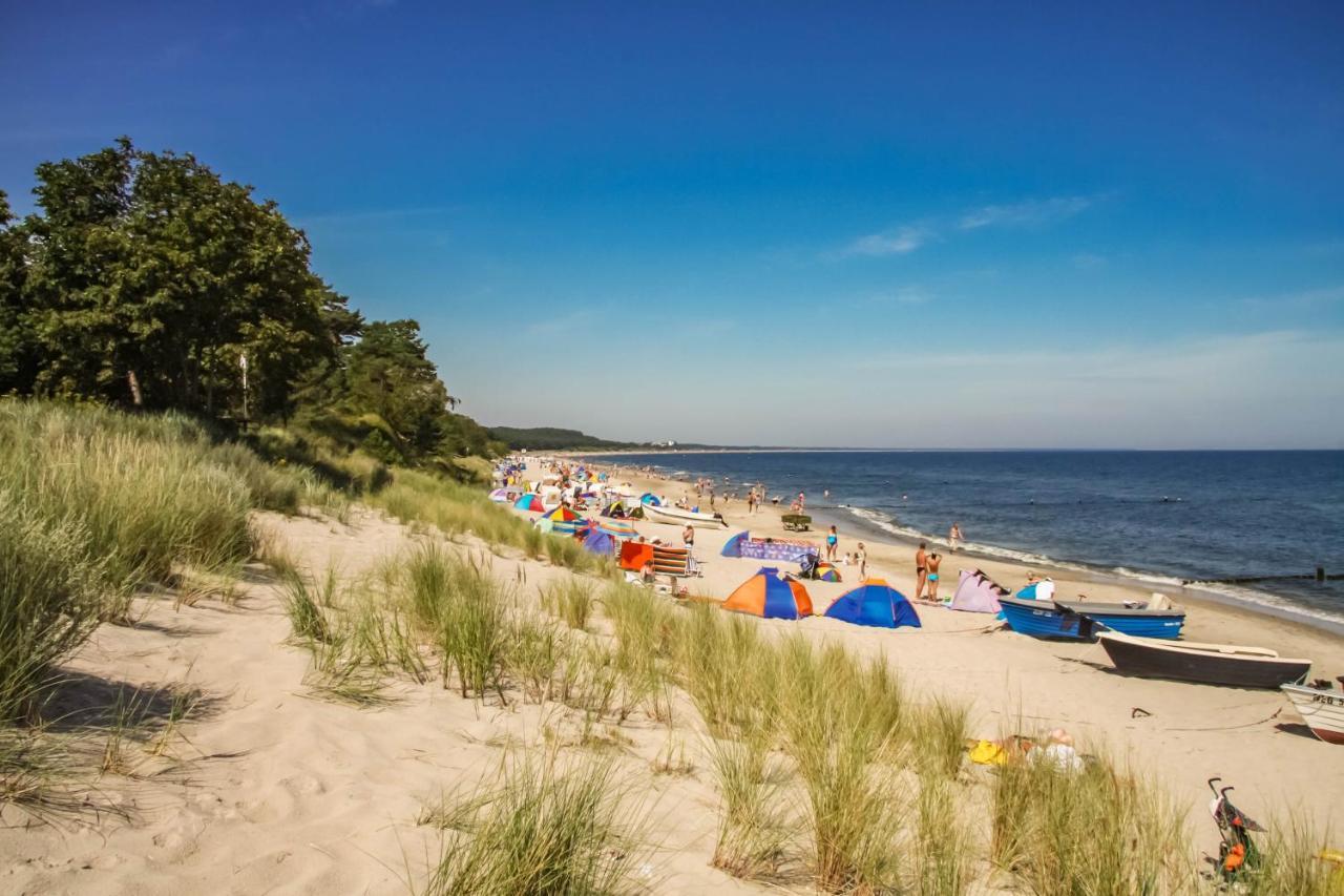 Apartment Ostseerose Ein Strandkorb Ist Im Sommer Inclusive เซมพิน ภายนอก รูปภาพ
